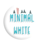 minimal_gradient white android application logo